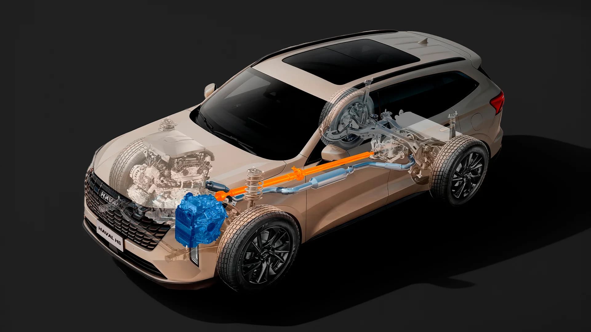 Haval H6 PHEV в Казахстане